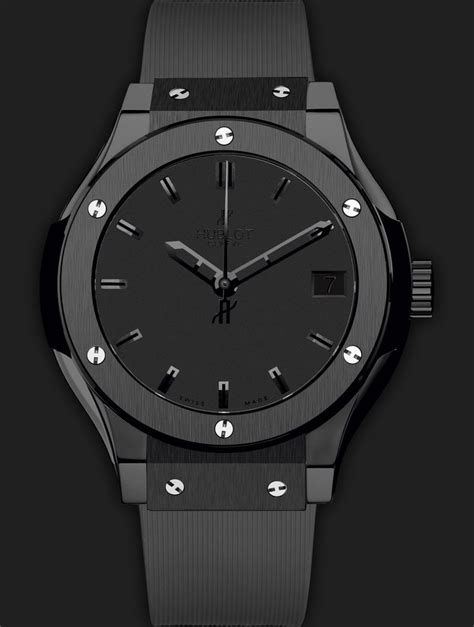 hublot all black watch